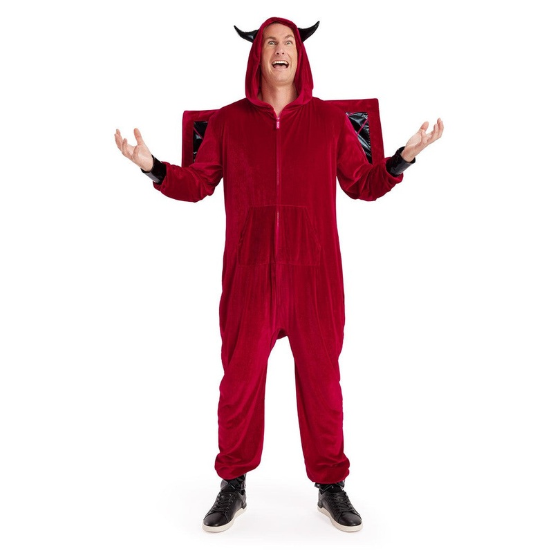 Men’s Devil Costume w/ Wings|S|M|L|XL|XXL|3XL