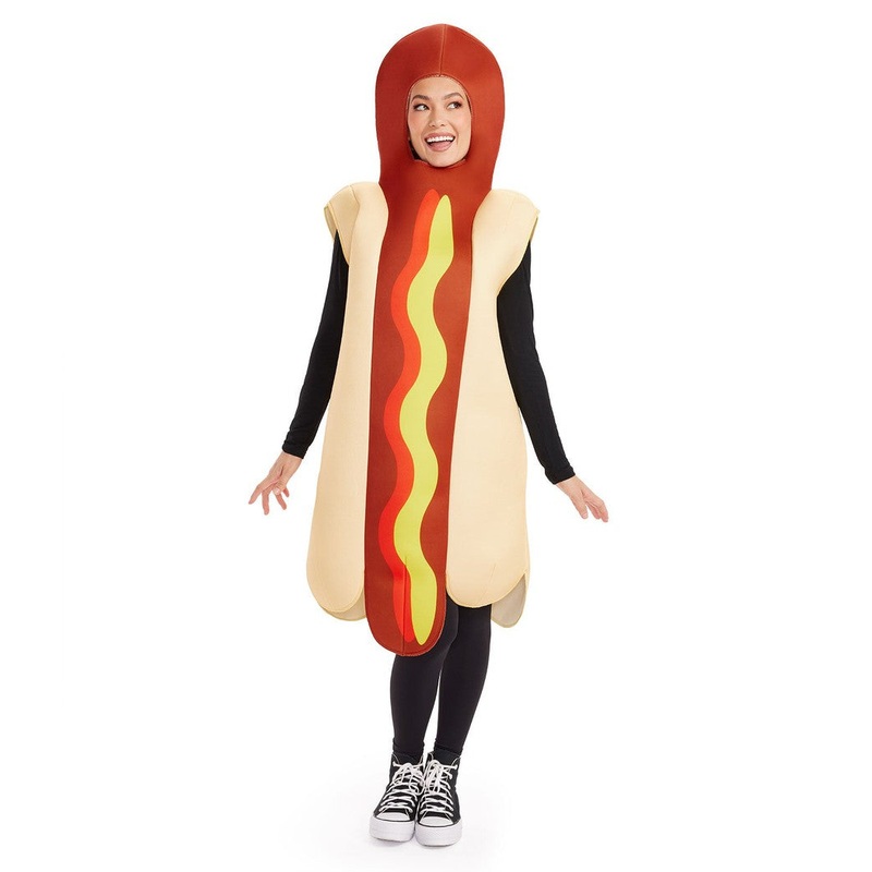 Women’s Hot Dog Costume|S|M|L|XL|XXL|3XL
