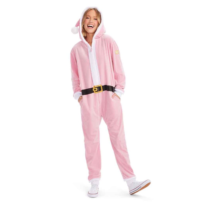 Women’s Pink Santa Jumpsuit|XS|S|M|L|XL|XXL|1X|2X