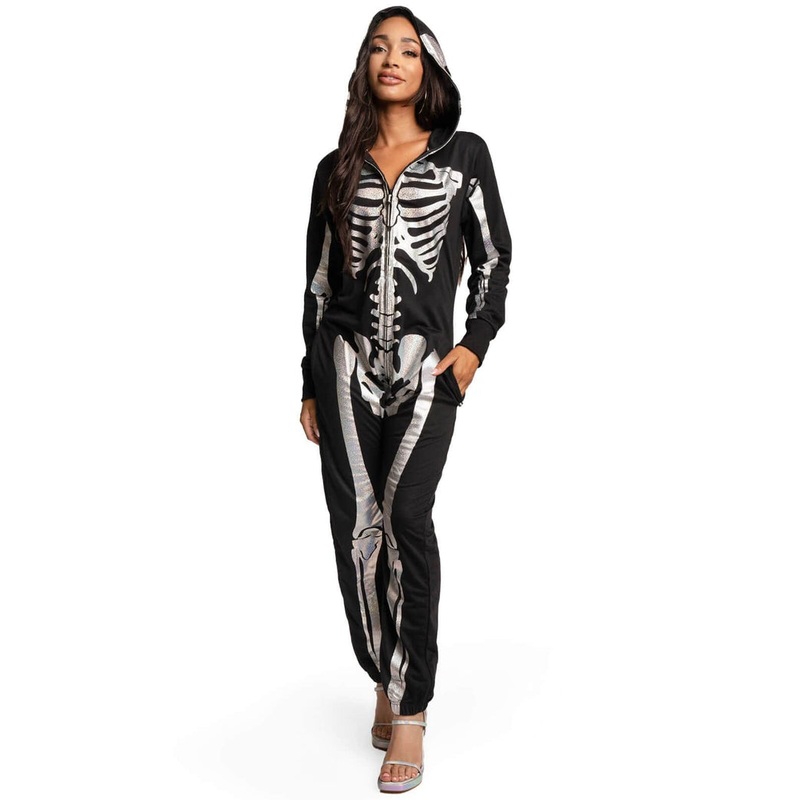 Women’s Shimmer Skeleton Costume