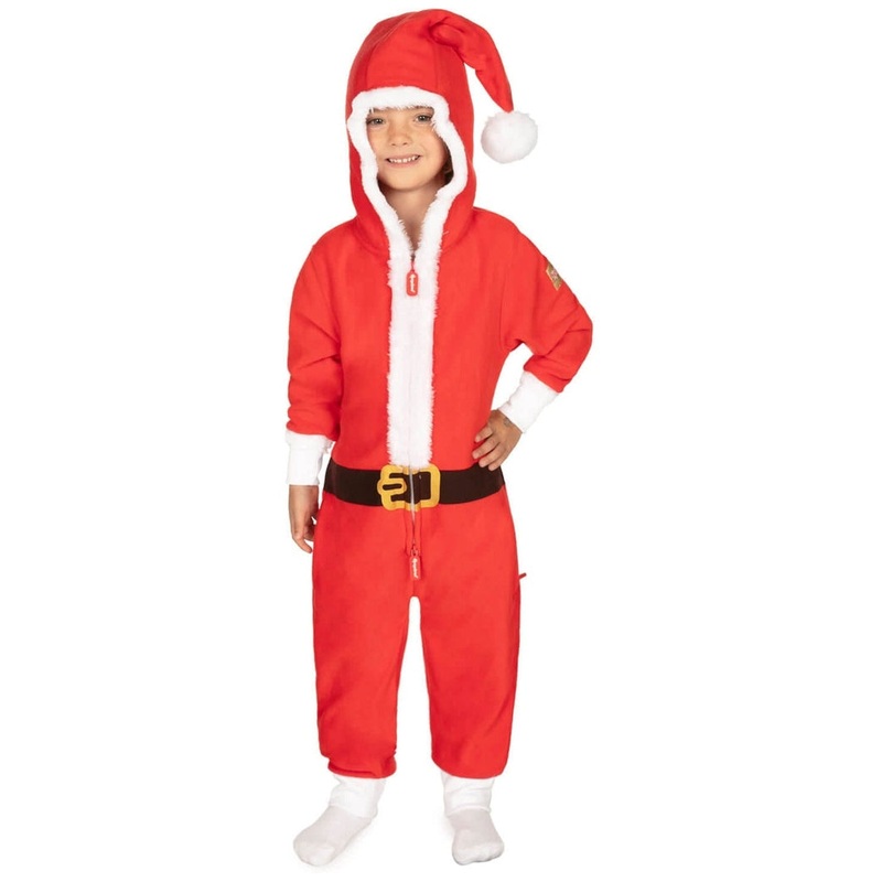 Boy’s / Girl’s Santa Jumpsuit With Fur