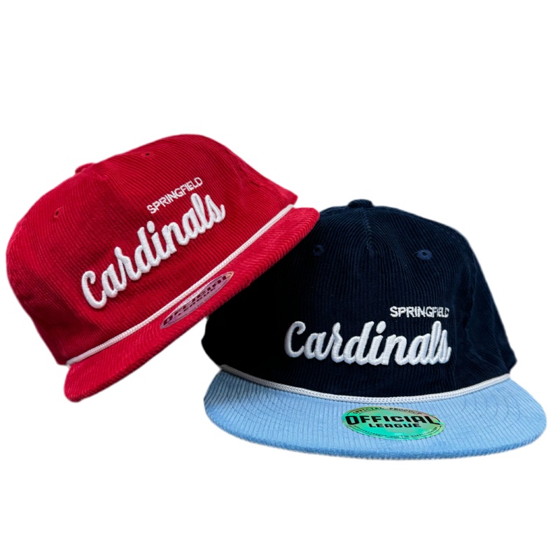 Corduroy Leather Strapback Hat