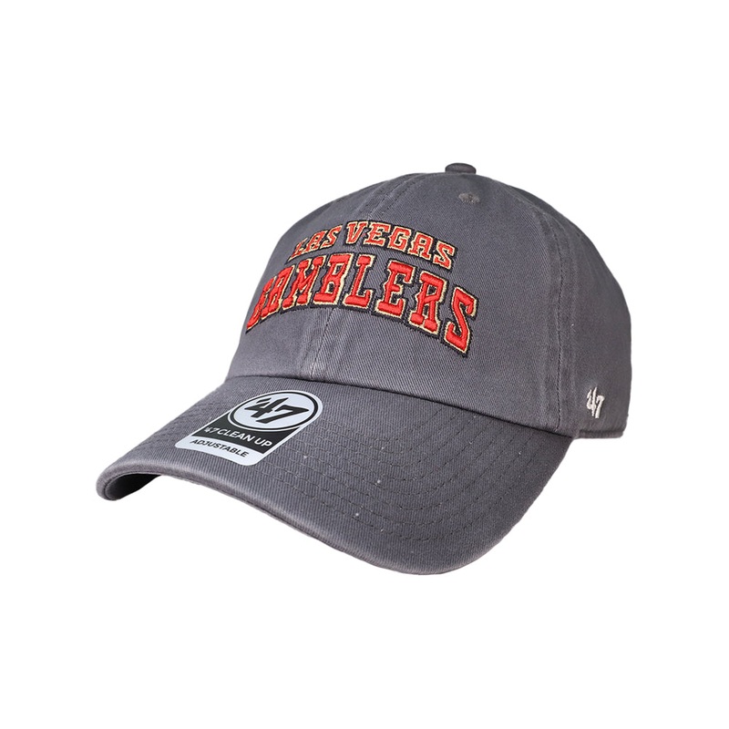 Las Vegas Gamblers Theme Night Collection Wordmark Charcoal ’47 CLEAN UP