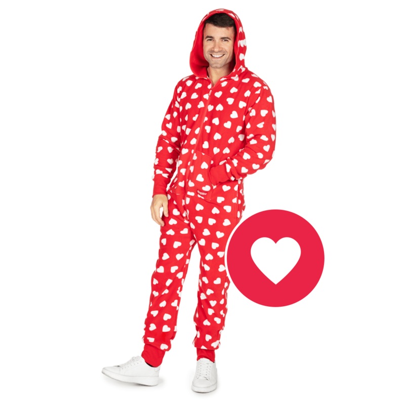Men’s Beating Hearts Jumpsuit|XS|S|M|L|XL|XXL