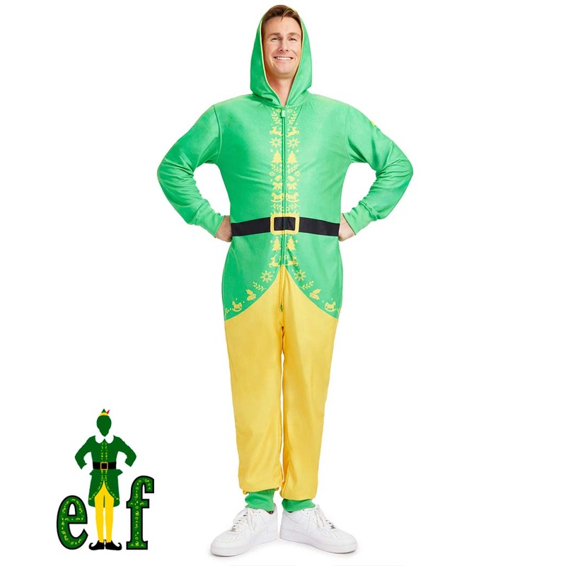 Men’s Buddy the Elf Jumpsuit|XS|S|M|L|XL|XXL|3XL