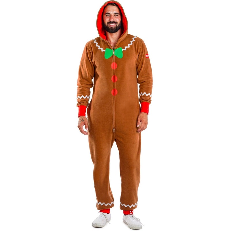 Men’s Gingerbread Man Jumpsuit