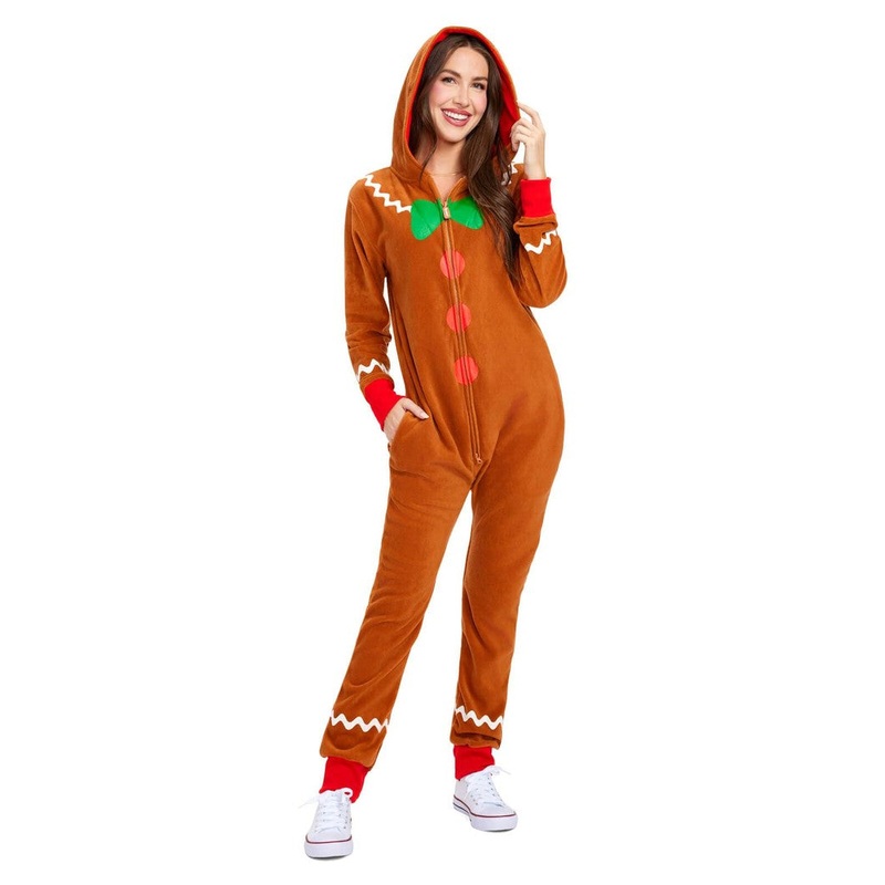 Women’s Gingerbread Man Jumpsuit