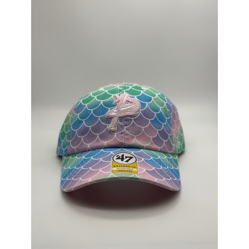 Pensacola Blue Wahoos ’47 Turquoise Mermaid Clean Up Youth Hat