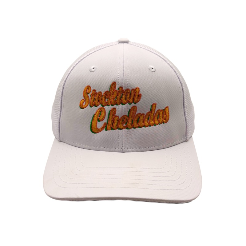 Stockton Cheladas Script White SnapBack