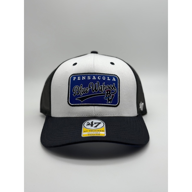 Pensacola Blue Wahoos ’47 Navy Benny Youth Trucker
