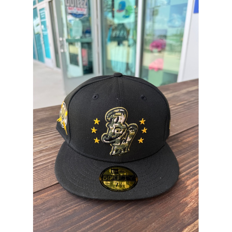 Pensacola Blue Wahoos New Era 59Fifty 2024 Armed Forces Day Hat
