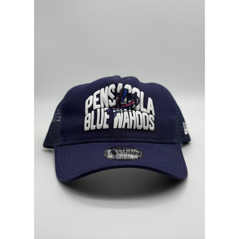 Pensacola Blue Wahoos New Era 9Forty Chalk Youth Hat