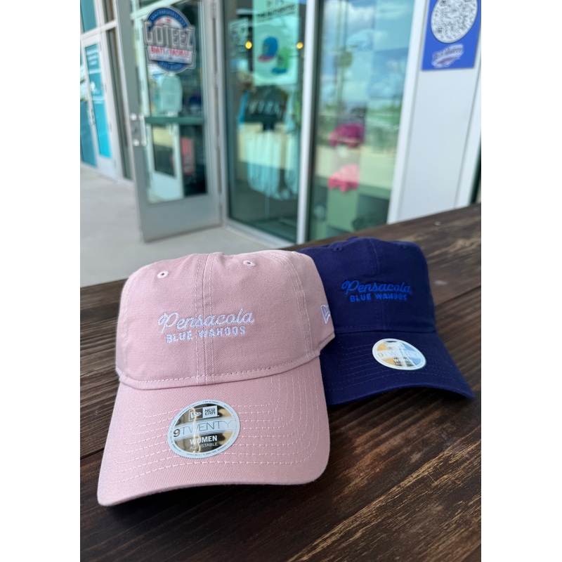 Pensacola Blue Wahoos New Era 9Twenty Throwback Script Women’s Hat