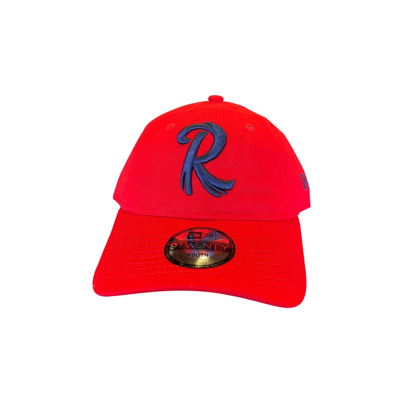 New Era 9Twenty Youth Red Feathered ‘R’ Road Adjustable Cap