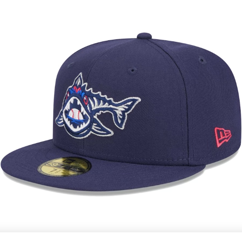 Pensacola Blue Wahoos New Era 59FIFTY Swimming Cap